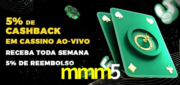 Promoções do cassino ao Vivo mmm5